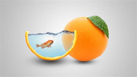 Simple Photoshop Manipulation - Orange Fish - YouTube