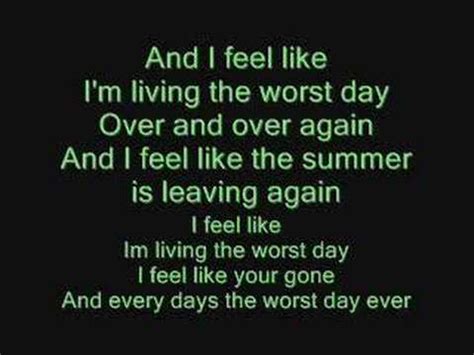 Simple Plan - The Worst Day Ever Lyrics LetsSingIt Lyrics