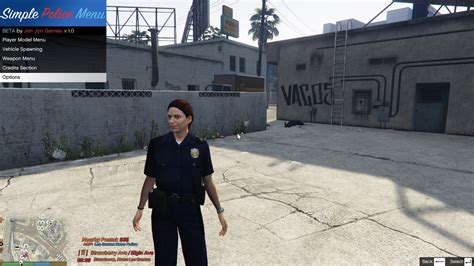 Simple Police Menu GTA5-.