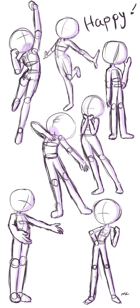 Simple Poses Drawing