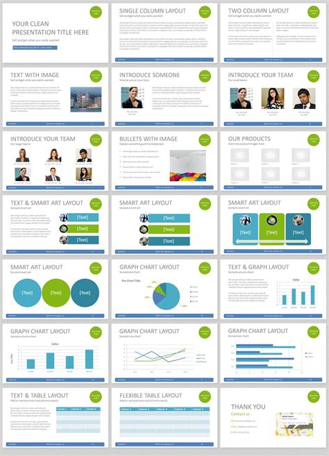 Simple PowerPoint Template with Clean and Elegant Slides