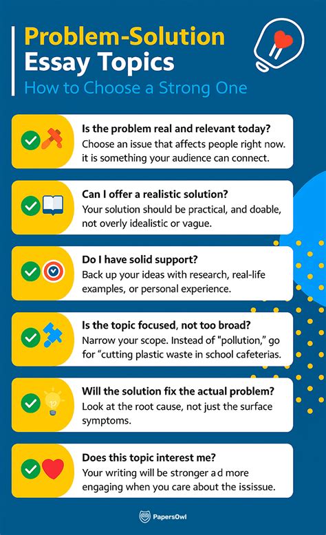 Simple Problem Solution Essay Topics