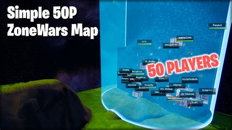 Simple SOLOs ZoneWars (40 PLAYERS) MAP CODE: 5430 …