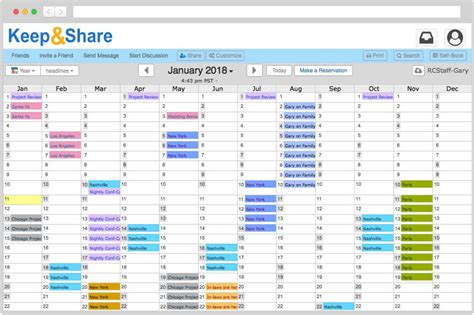 Simple Shared Calendar
