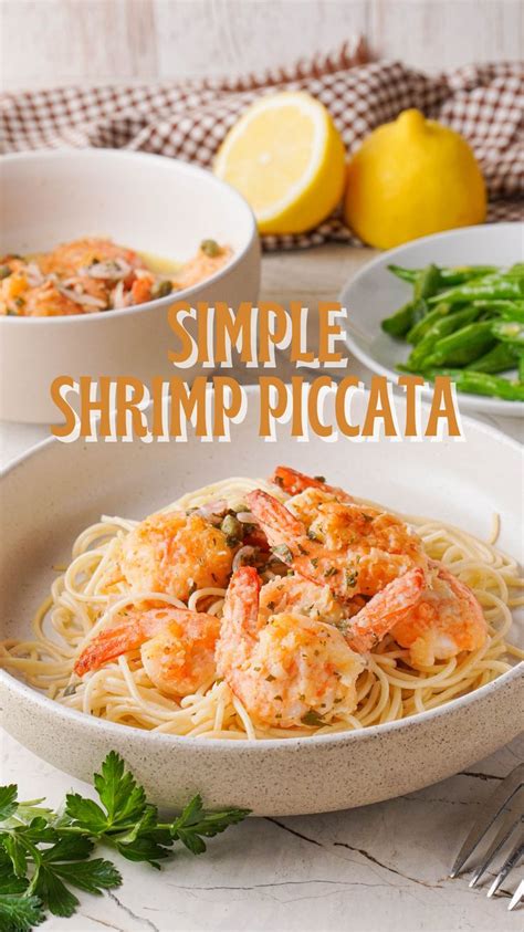 Simple Shrimp Piccata - cookgem.com