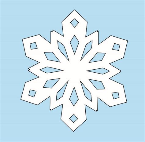 Simple Snowflake Patterns Printable