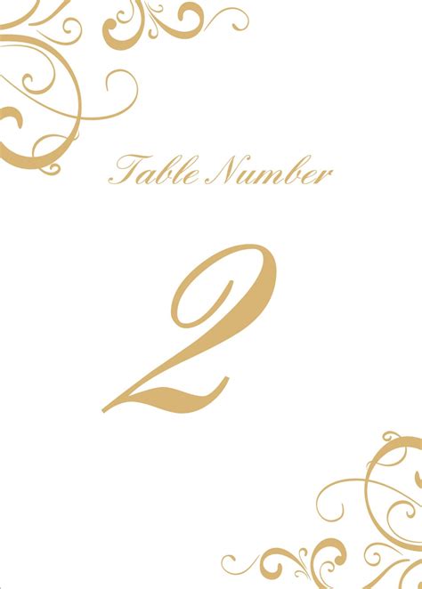 Simple Swirls Table Number Printables By Basic Invite