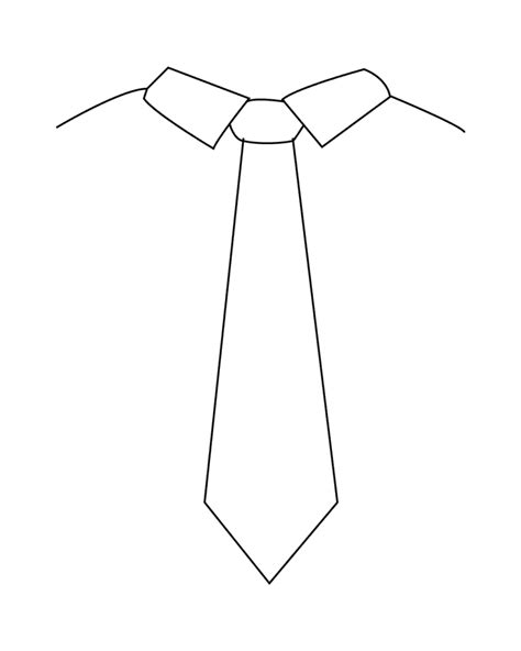 Simple Tie Drawing