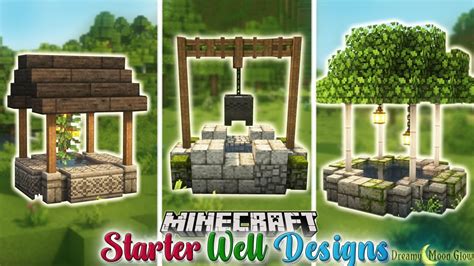 Simple Water Well Minecraft Tutorial YouTube
