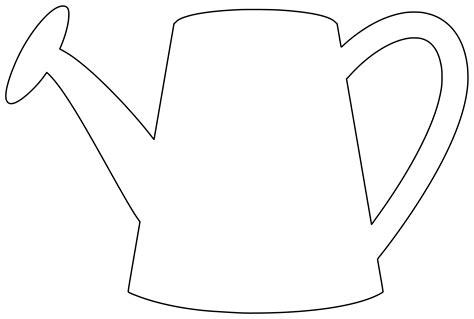 Simple Watering Can Template