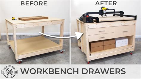Simple Way to Add Drawers to Any Workbench How To YouTube