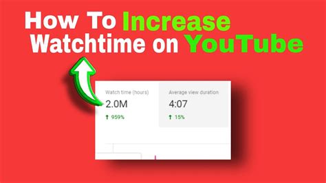 Simple Ways to Increase Watch Time on Youtube Tots 100