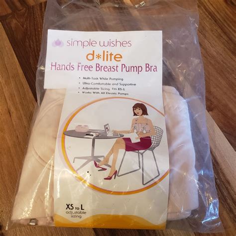 Simple Wishes DLITE Hands Free Pumping Bra, USA Company