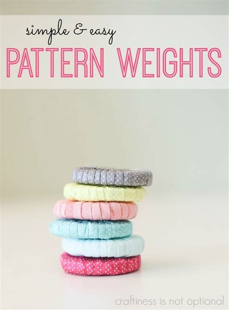 Simple and Easy Pattern Weights Free Sewing Tutorial Love to Stitch