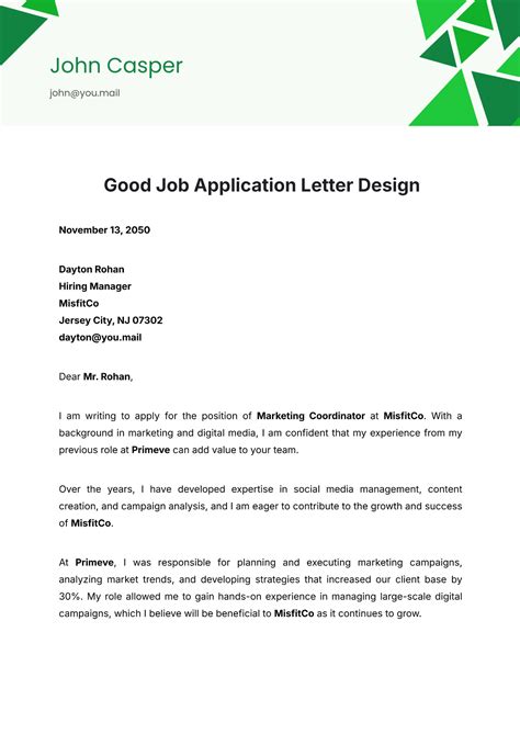Simple application for teaching job.  A good job application letter can...