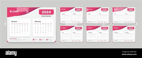 Simple designed 2024 calendar with accurate date format and layout for