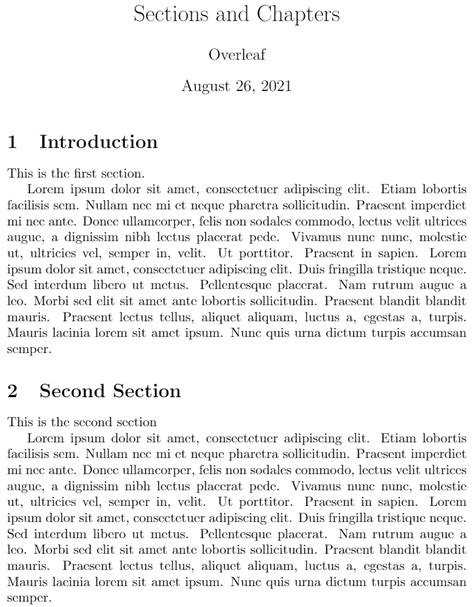 Simple example of alpha-numerical section levels in LaTeX - Overleaf