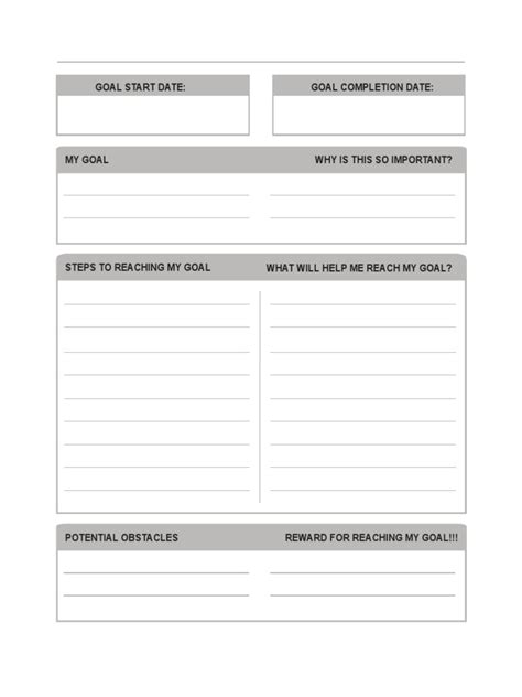 Simple goal setting worksheet.  I cut my purchases dramatically by the si...