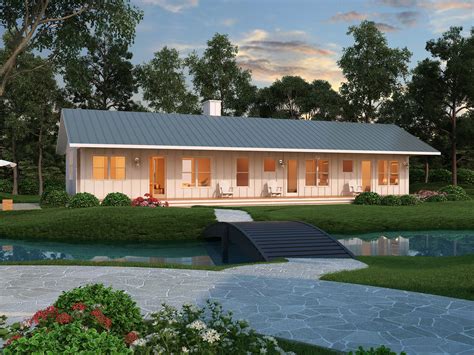 Simple house design with loft.  Large Modern Farmhouse Plan 888-13 - Front Exterior.  Our ...