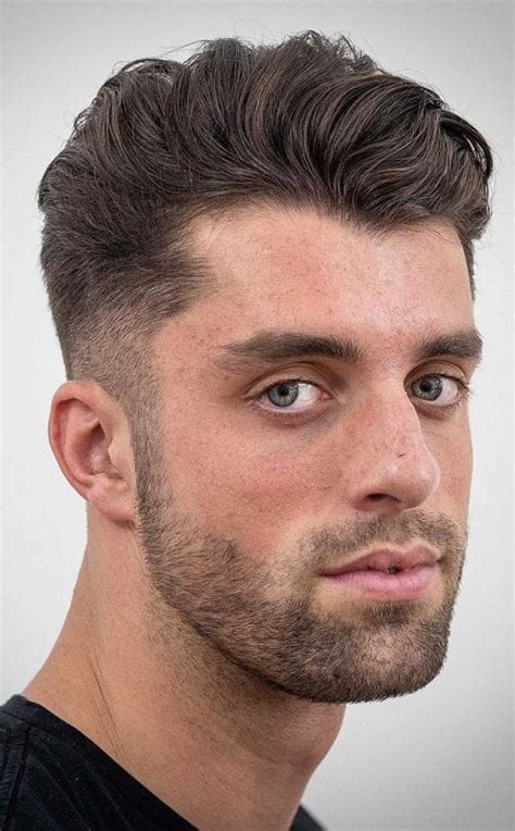 Simple mens haircut. Short Hairstyles For Men Crew Cut. The crew cut is a simple short hairstyle that offers a timeless and classy look. This classic men’s haircut features short hair on top with an even shorter cut on the … 