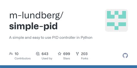 Simple pid python. pid.  Welcome to simple-pid’s documentation! ¶...
