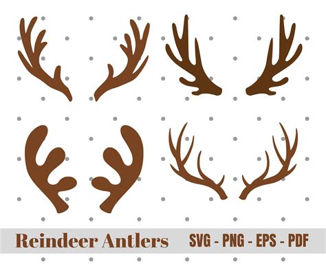 Check out our reindeer antlers svg selection for the very best in unique or custom, handmade pieces from our paper, party & kids shops.. Simple reindeer antlers svg