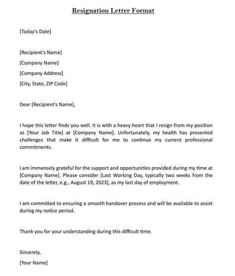 Simple resignation letter word format pdf.  resignation letter format ...