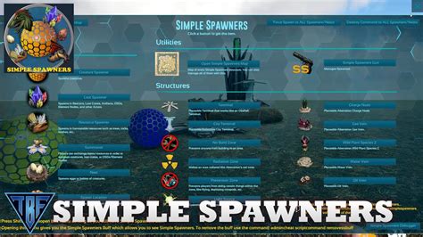 Simple spawners ark. They roam about your ARK, ready to be defeated for rewards, or to be tamed and aid you in PvP or boss arenas! MOD COMPATIBILITY This mod works seamlessly with Kraken's Better Dinos, Immersive Taming, Simple Spawners, No Untamables, Shiny Dinos, and most creature mods that either add in new creatures or tweak/remap creatures that are not ... 