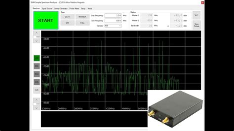 Simple spectrum analyzer software. : simple tools.  The free version of the Simple app gives you...