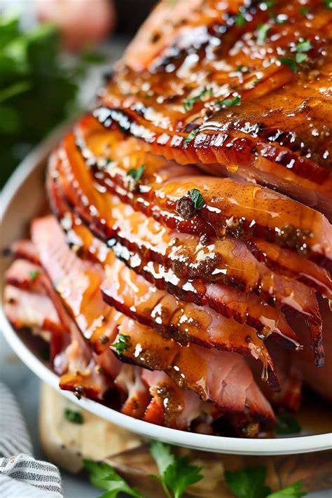 Simple spiral ham glaze recipe.  A ham glaze recipe should include something sweet ...