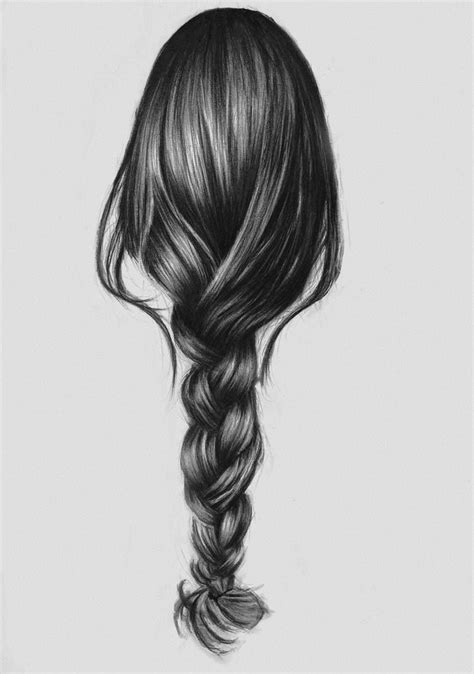 Simple techniques to draw hair with charcoal YouTube