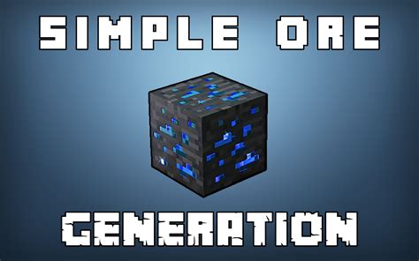 SimpleOreGeneration2.3.0 mc 1.10.2.jar Files Simple Ore Generation