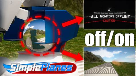 SimplePlanes - Panoramic(全周囲) Monitor Mod! - YouTube