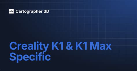 Simpleaf k1. klipper3d.  Note - there is a special K1 specific firmware which Creality K1, K...