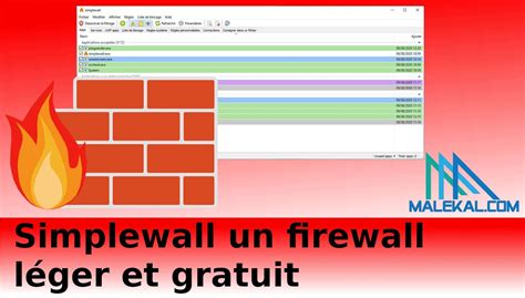 Simplewall. SimpleWall is a simple tool to block applications from using the Internet. A Firewall is a very useful piece of software that monitors all incoming and outgoing network activity. By monitoring ... 