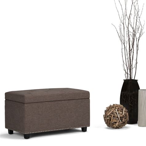 Simpli Home Storage Ottoman - AptDeco