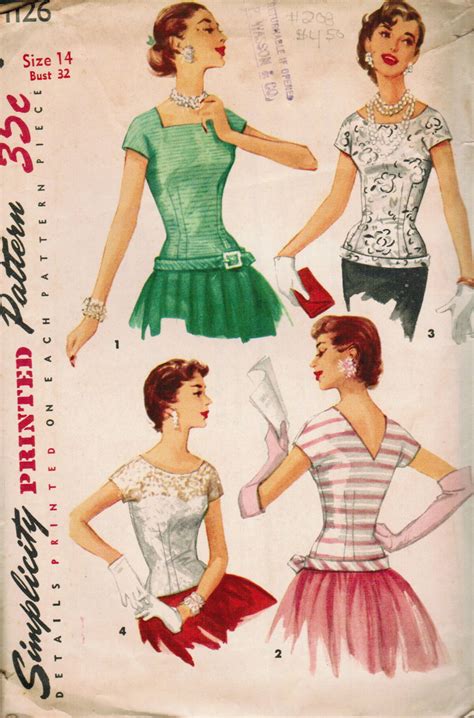 Simplicity 1126 Vintage Sewing Patterns Fandom