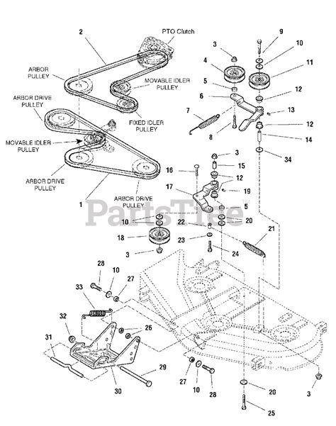 Simplicity 1694863 - Simplicity 44" Mower Deck 44" Mower Deck