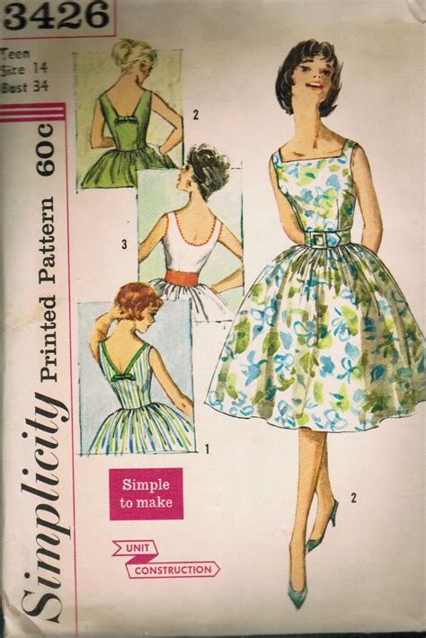 Simplicity 3426 Vintage Sewing Patterns Fandom