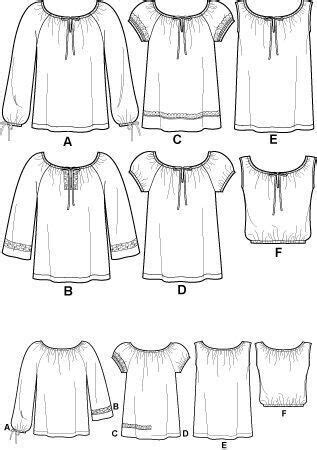 Simplicity 8741- peasant-style blouse Как сшить платье, …