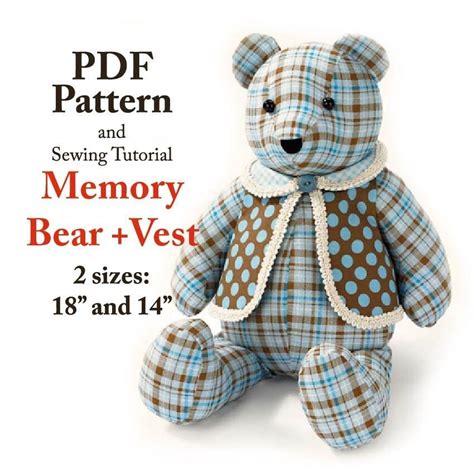 Simplicity Memory Bear Pattern A2115 Etsy Memory bears pattern