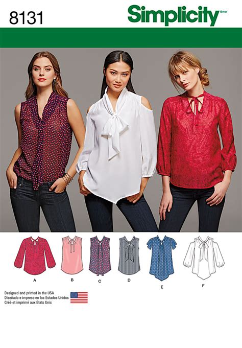 Simplicity Patterns Blouses
