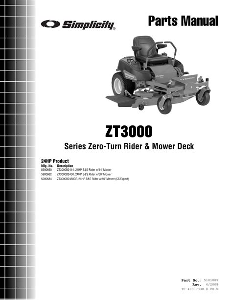 Simplicity ZT3000 Manuals & User Guides - all-guidesbox.com