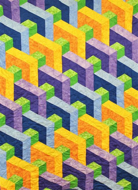 Simplified 3D Patterns in 2020 Quilt retreat, Pattern, 3d pattern