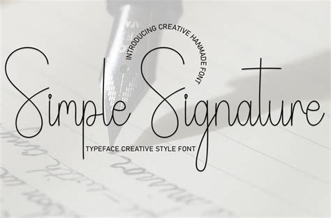 Simplified Signature Font FontPicks - download free fonts