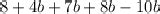 Simplify (b-5)(b^2-7b+4) Mathway