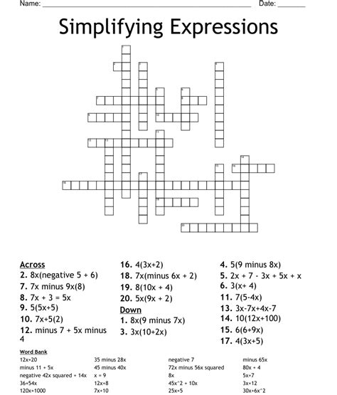 Simplify something crossword. Things To Know About Simplify something crossword. 