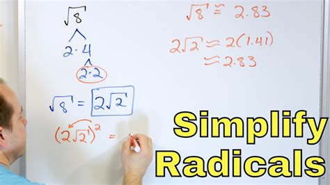 Simplifying Square Root Radicals YouTube