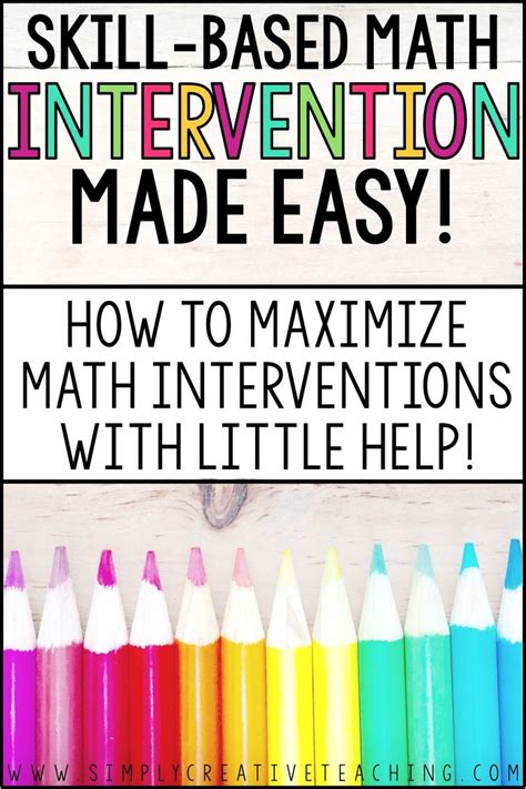 Simply Creative Teaching SkillBased Elementary Math Interventions