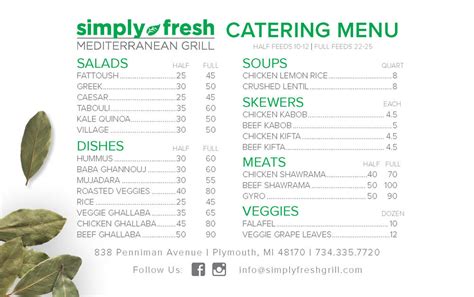 Simply Fresh - Order Online + Menu & Reviews - Mc Lean 22101